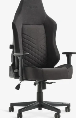 ABILDAASilla gaming ABILDAA tela gris antracita