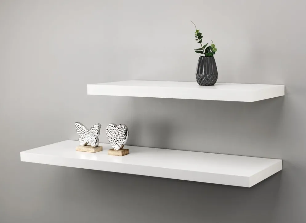 ABILDEstante flotante ABILD 80x24 blanco