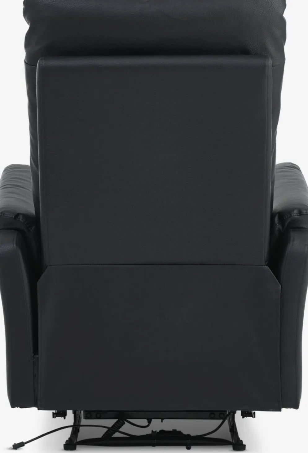 ABILDSKOVSillón reclinable ABILDSKOV eléctrico polipiel negro