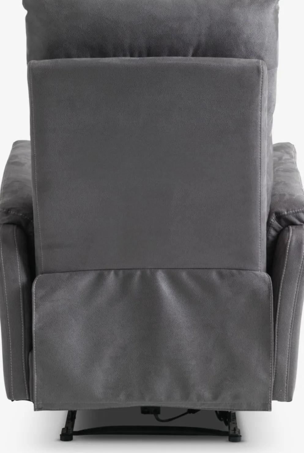 ABILDSKOVSillón reclinable ABILDSKOV eléctrico polipiel gris
