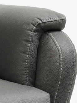 ABILDSKOVSofá ABILDSKOV reclinable polipiel gris