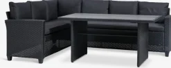 AGERMOSEConjunto muebles jardín AGERMOSE 6 plazas negro