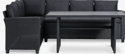AGERMOSEConjunto muebles jardín AGERMOSE 6 plazas negro