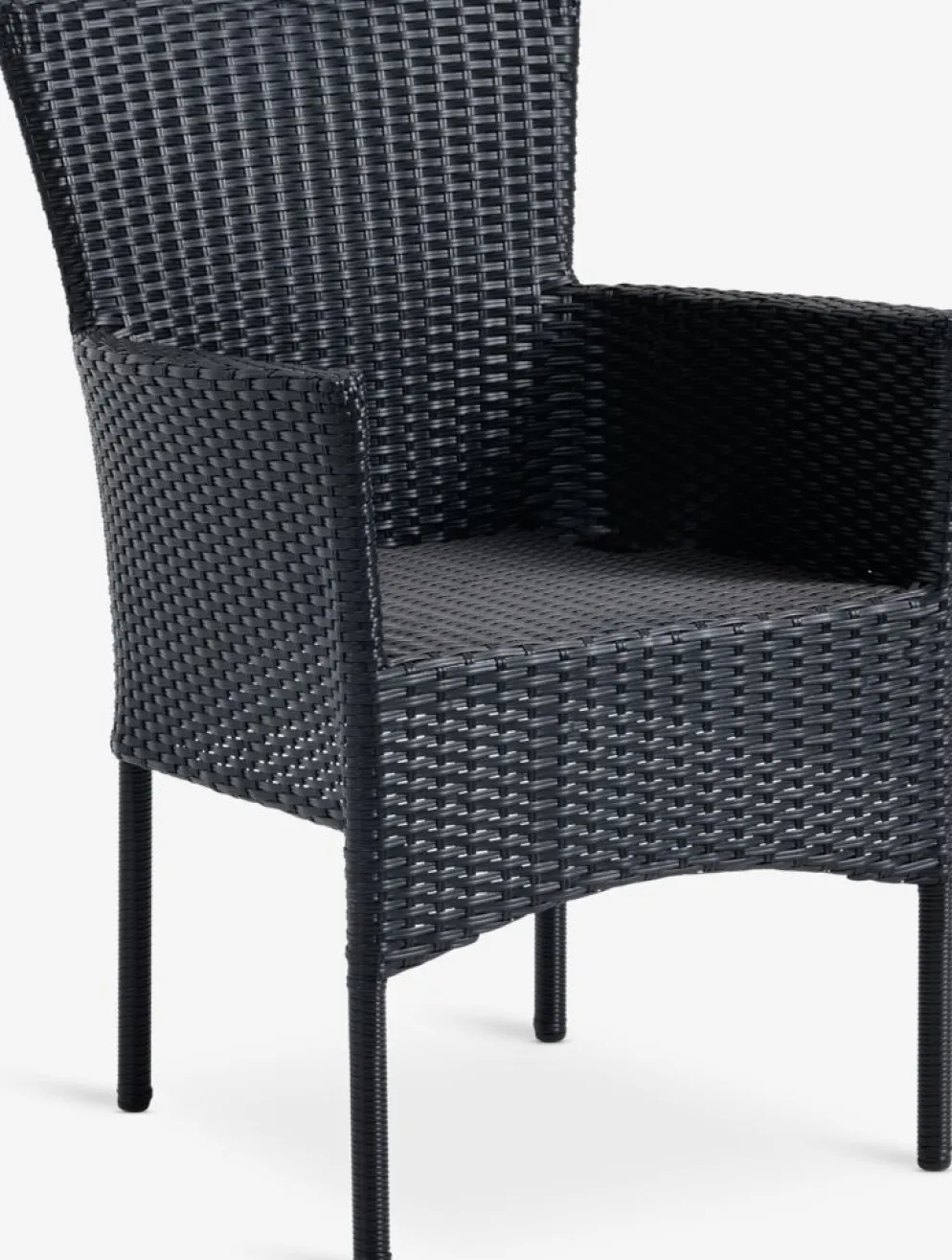 AIDTSilla apilable AIDT negro
