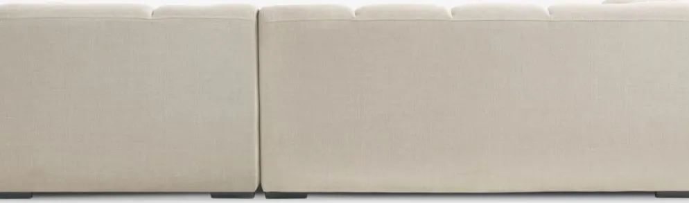 ALLESESofá ALLESE chaise longue derecha tela beis