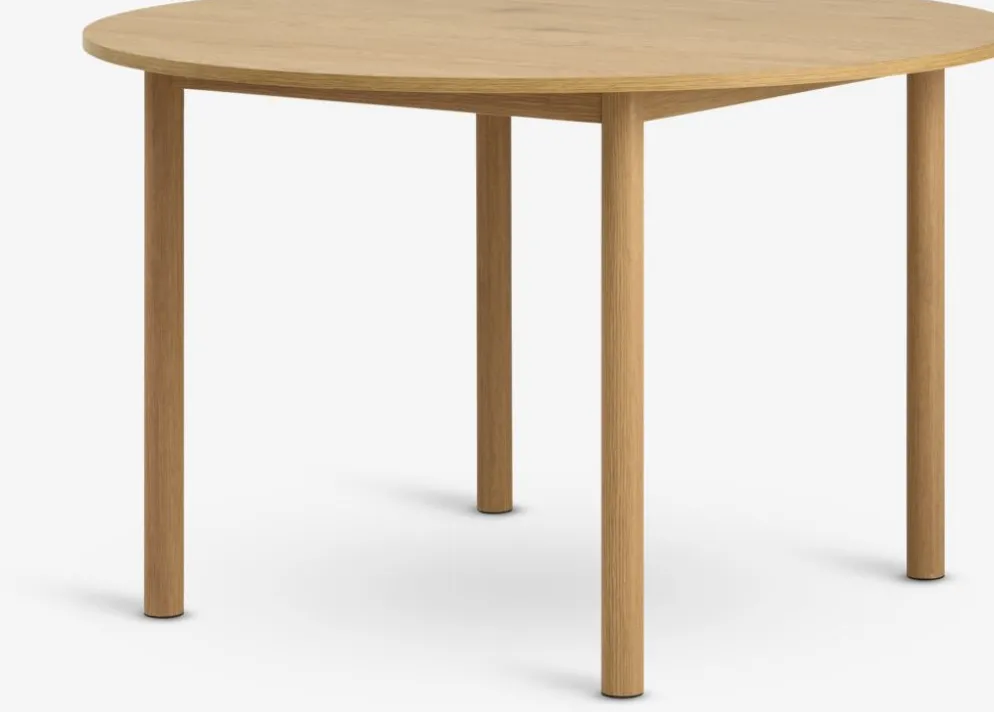ALSTEDMesa de comedor ALSTED Ø120 color roble natural