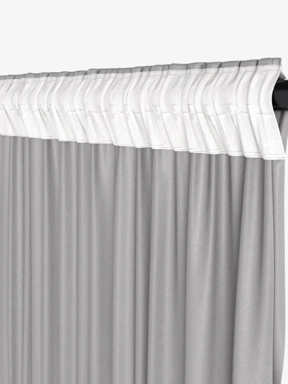AMUNGENCortina semiopaca AMUNGEN 1x140x175 gris claro