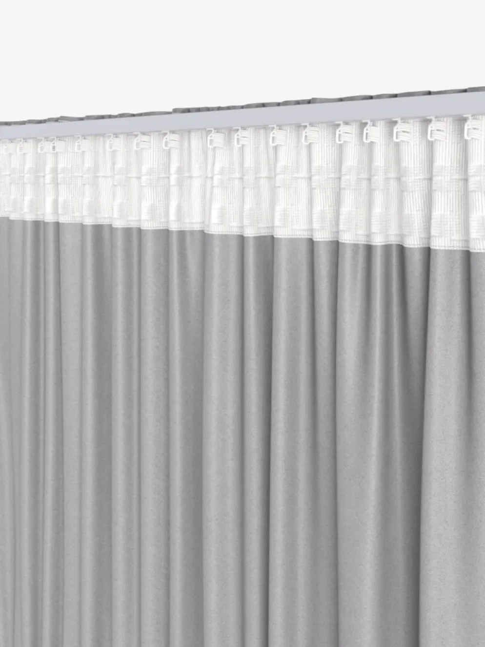 AMUNGENCortina semiopaca AMUNGEN 1x140x175 gris claro