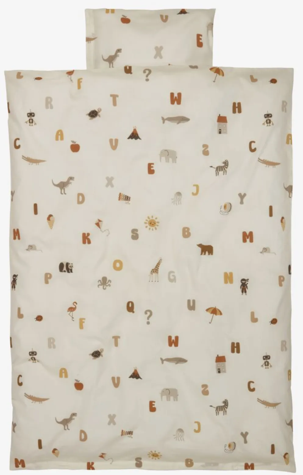 ASTAPLUSJuego funda nórdica para cuna ASTA 100x140 blanco