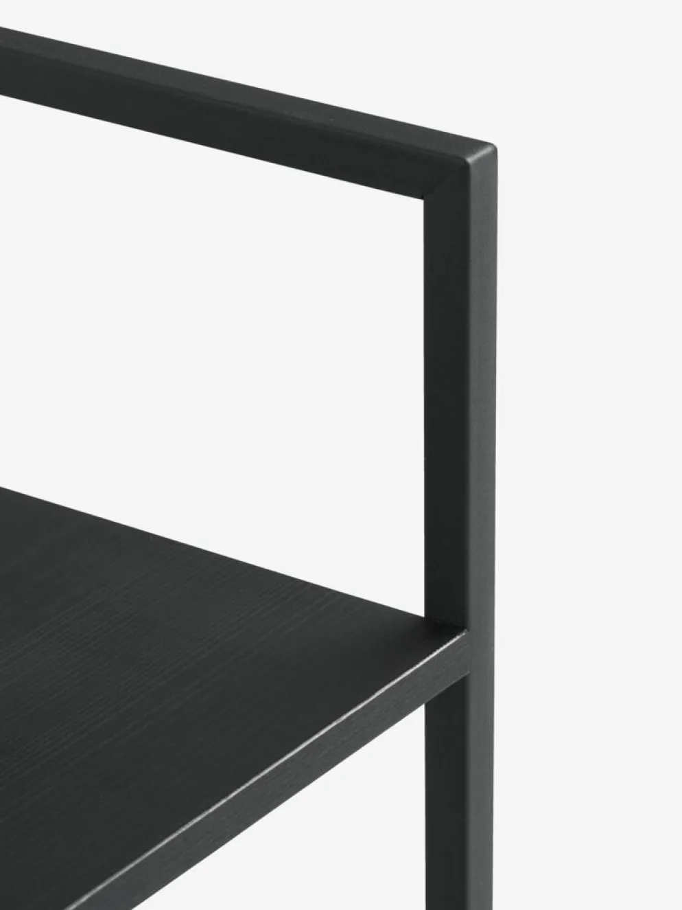 ASTRUPMueble TV ASTRUP 1 estante negro