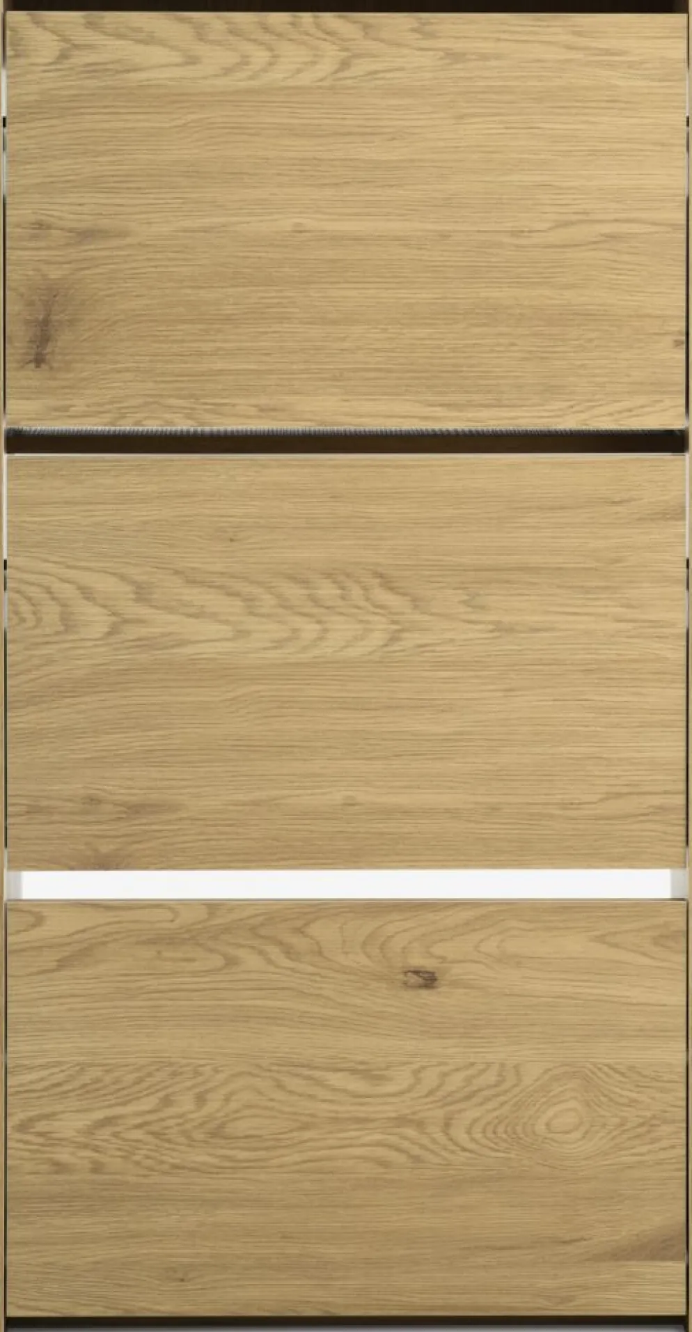 BAKHUSEZapatero BAKHUSE 3 compartimentos color roble cálido