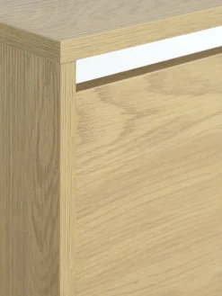 BAKHUSEZapatero BAKHUSE 3 compartimentos color roble cálido