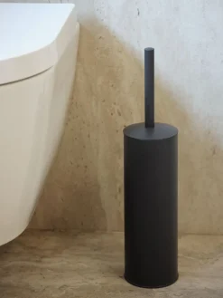 BALSBYEscobilla de baño BALSBY acero recubierto gris antracita