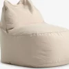 BANDHOLMSillón puf BANDHOLM 75x100x90 tela beis