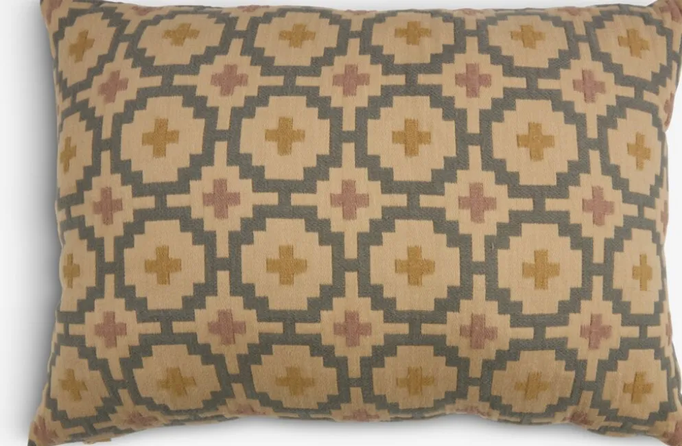 BANKSIACojín BANKSIA 35x50 marrón claro/gris