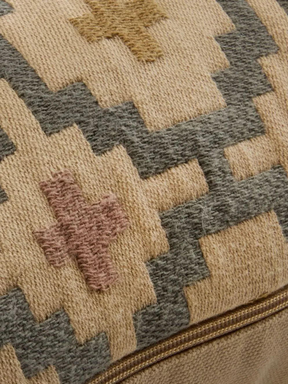 BANKSIACojín BANKSIA 35x50 marrón claro/gris