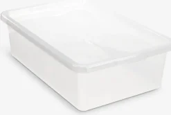 BASIC BOXCaja bajo cama BASIC BOX 30L con tapa transparente