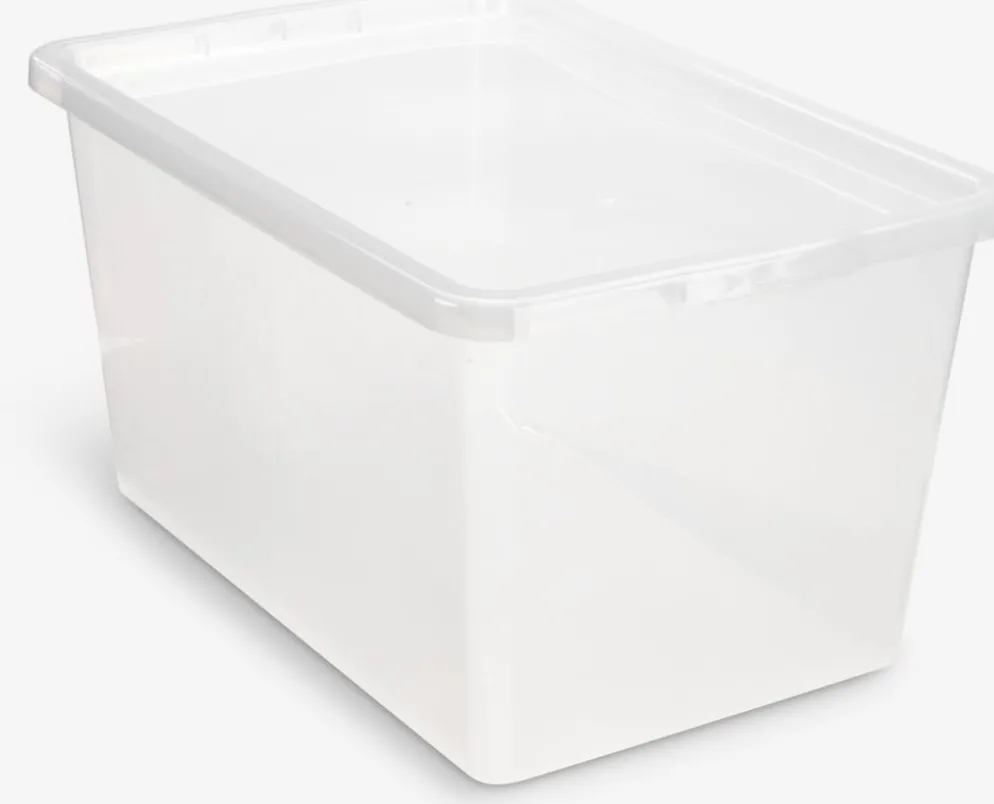 BASIC BOXCaja BASIC BOX 52L con tapa transparente