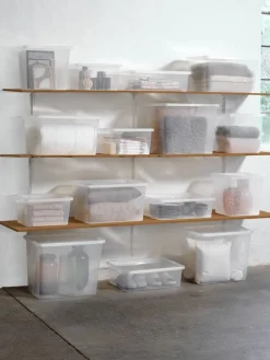 BASIC BOXCaja BASIC BOX 80L con tapa transparente