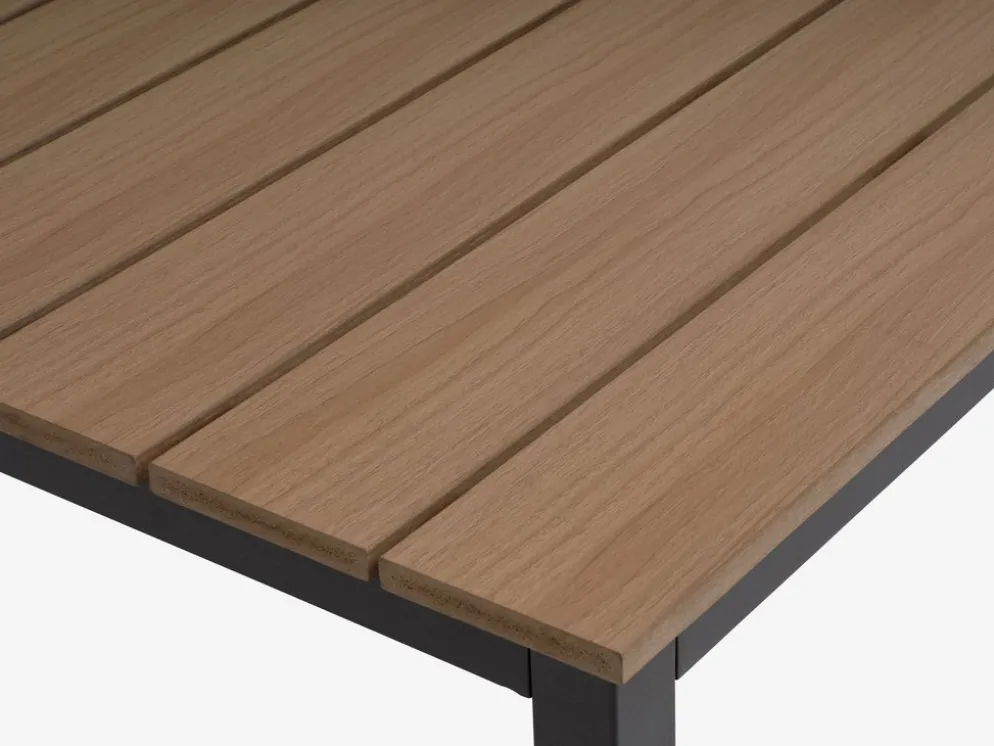 BEJSTRUPConjunto muebles jardín BEJSTRUP 4 plazas gris