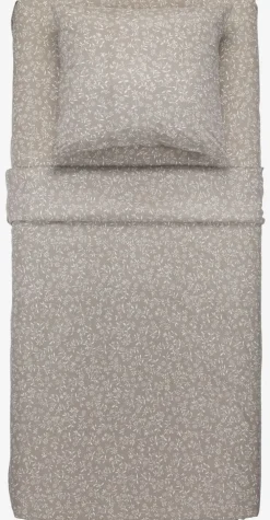 BELLABASICJuego de sábanas microfibra BELLA 160x240 gris