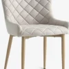 BELLINGESilla de comedor BELLINGE tela arena/color roble