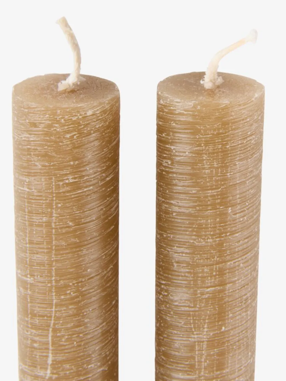 BERTELVela para candelabro BERTEL A22cm almendra 2 unidades