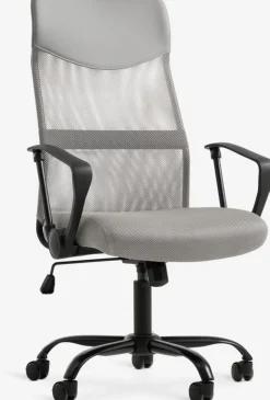 BILLUMSilla de oficina BILLUM malla gris/negro