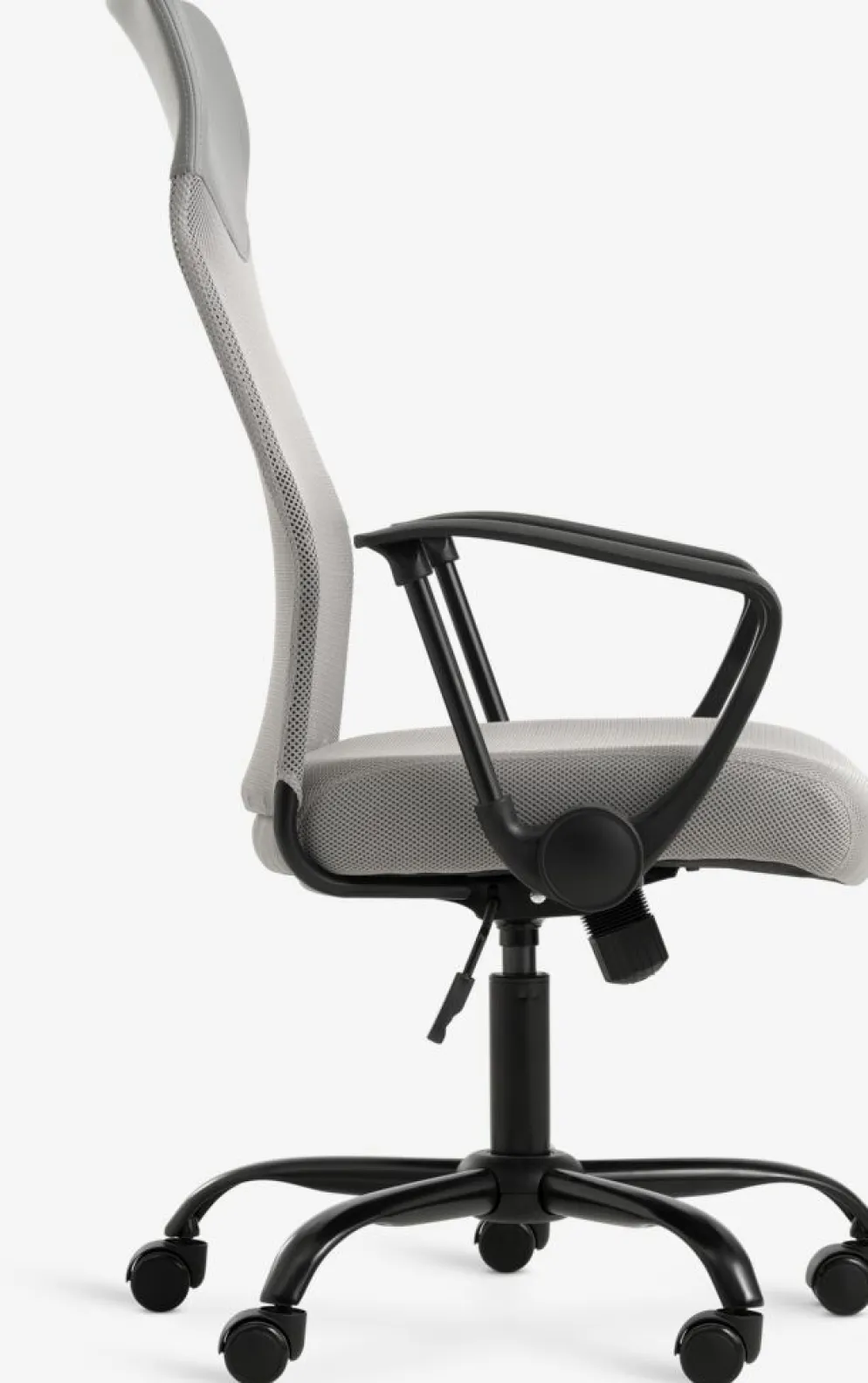 BILLUMSilla de oficina BILLUM malla gris/negro