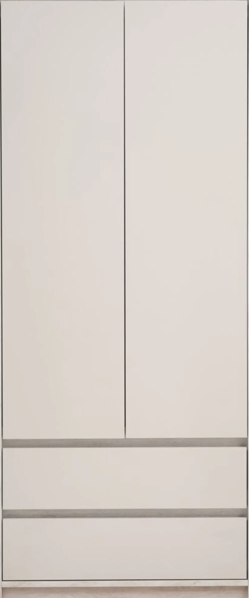 BILLUNDArmario BILLUND 80x193 2 puertas 2 cajones travertino/beis