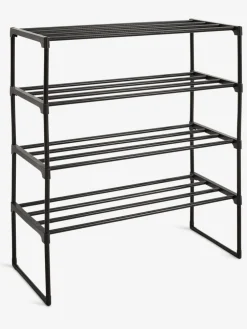 BORNHOLMZapatero BORNHOLM 4 estantes negro