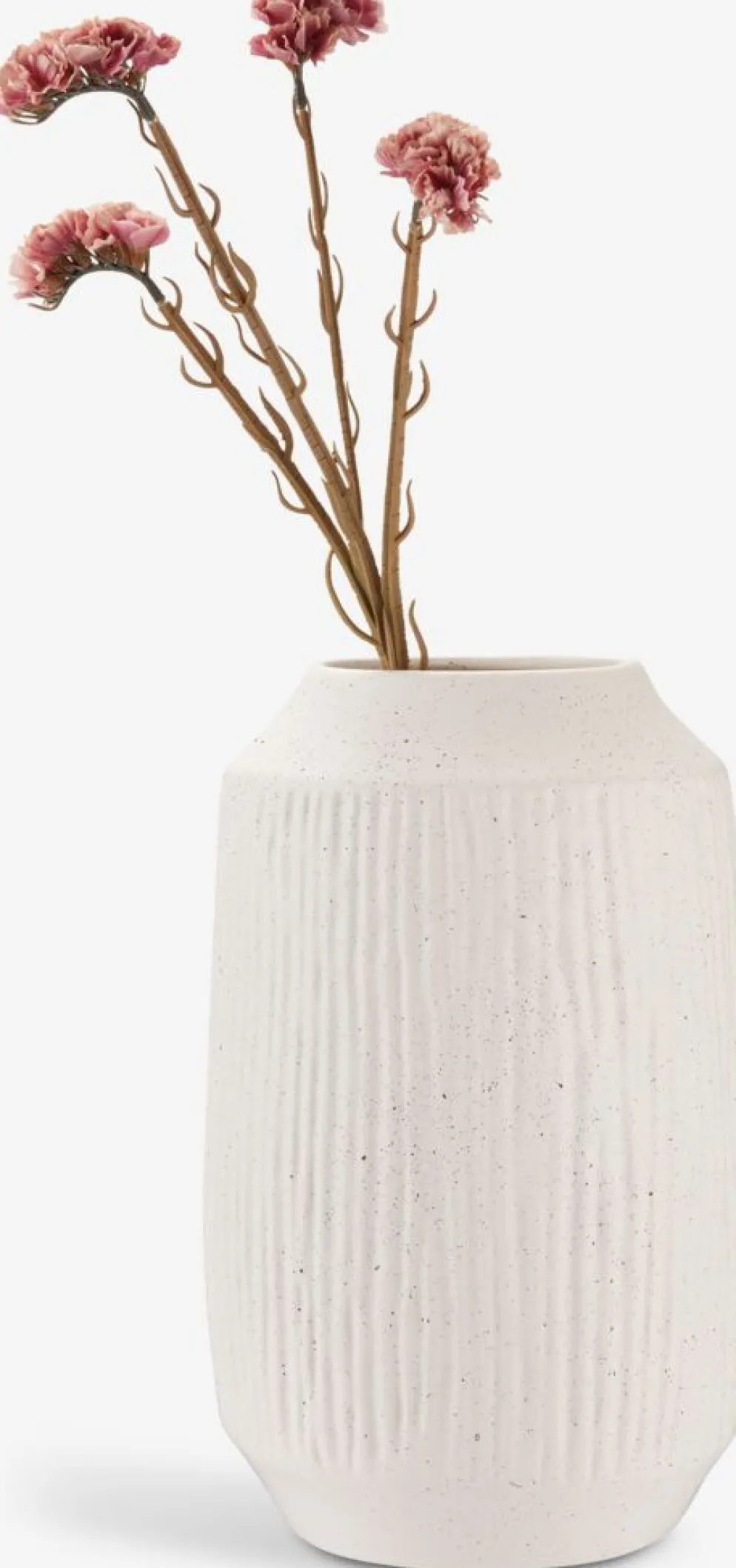 CHRISTIANJarrón CHRISTIAN Ø21xA33cm blanco