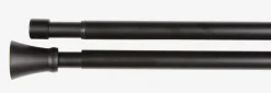 CONEBarra de cortina doble CONE 200-340cm negro