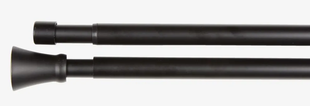CONEBarra de cortina doble CONE 200-340cm negro