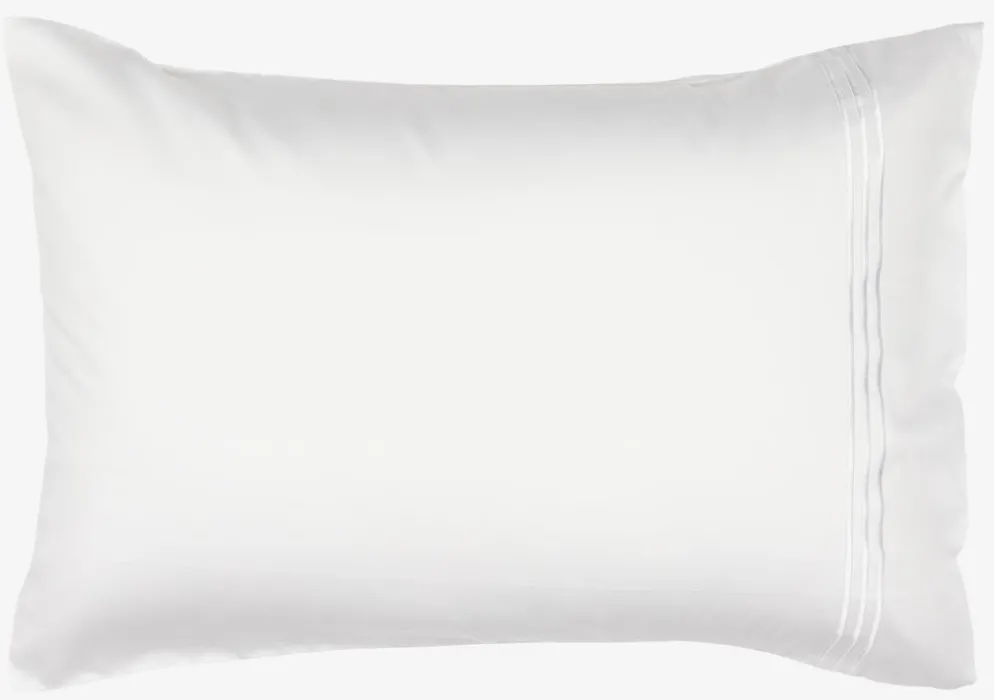 EAGOLDFunda de almohada de satén EA 50x70/75 blanco
