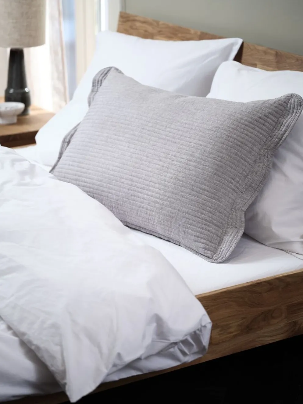 FAGERKLOKKECojín lumbar FAGERKLOKKE 50x70 gris