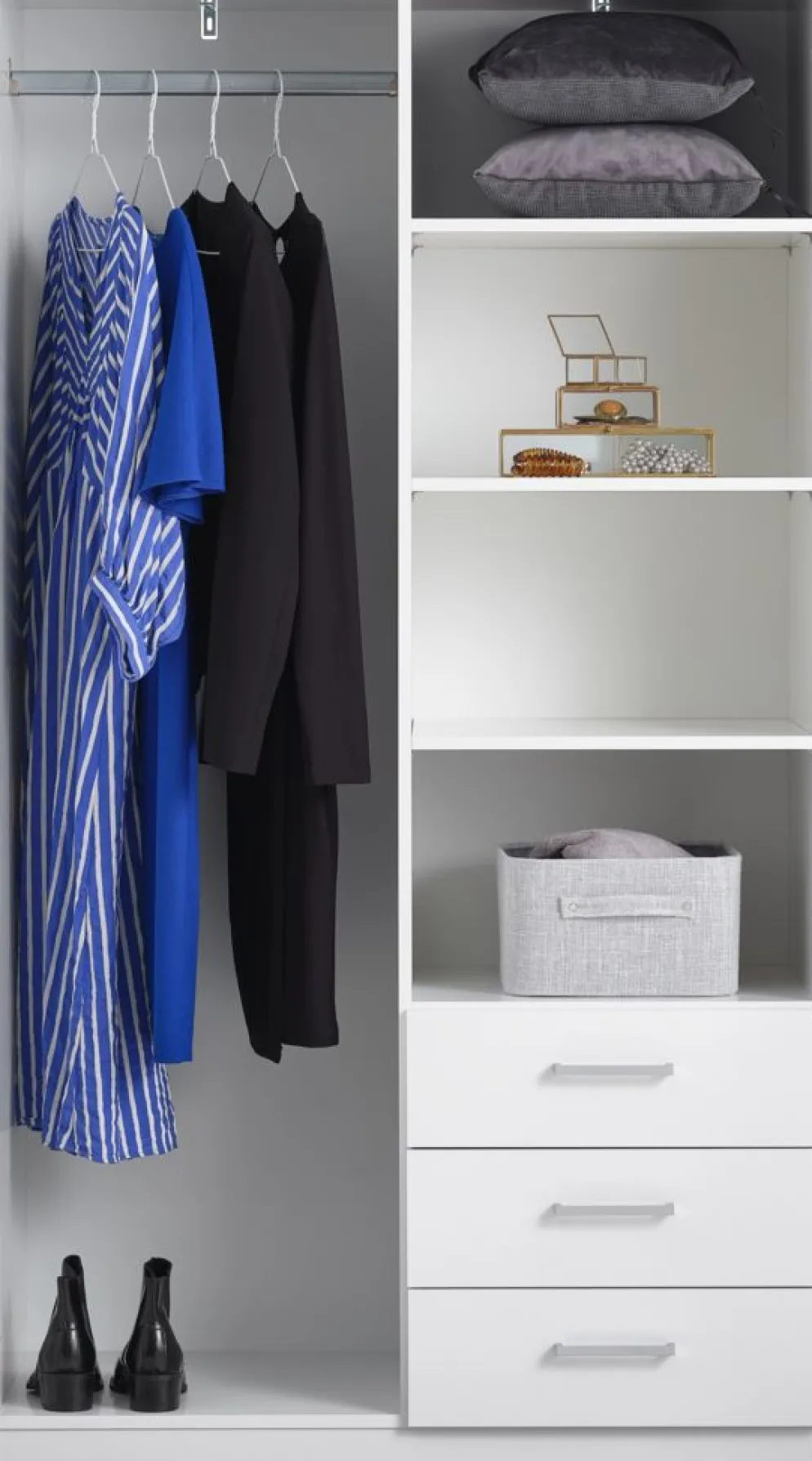 FANDRUPArmario FANDRUP 97x176 2 puertas 3 cajones blanco