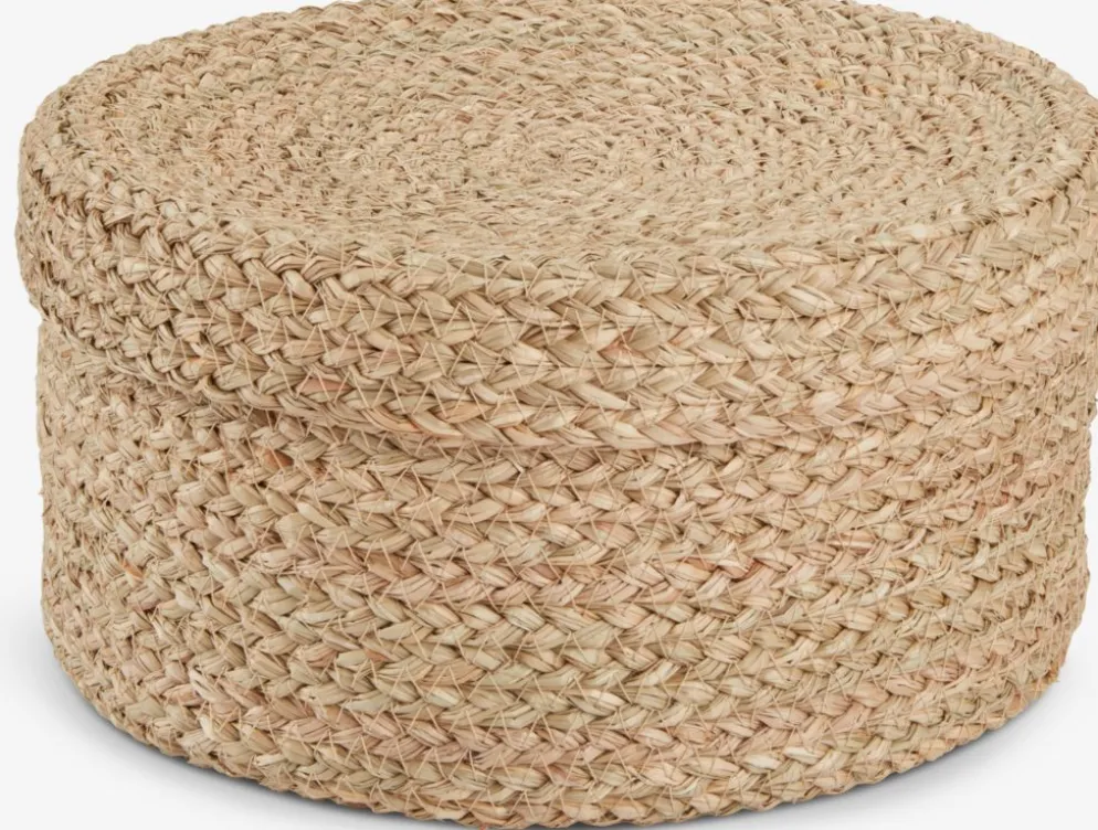 FRITLEVCaja FRITLEV Ø29xA15cm con tapa natural