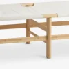 FRYDENDALDiván cama FRYDENDAL 196x72 tela beis/bambú