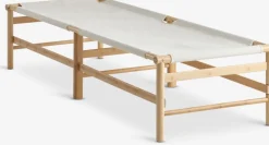 FRYDENDALDiván cama FRYDENDAL 196x72 tela beis/bambú