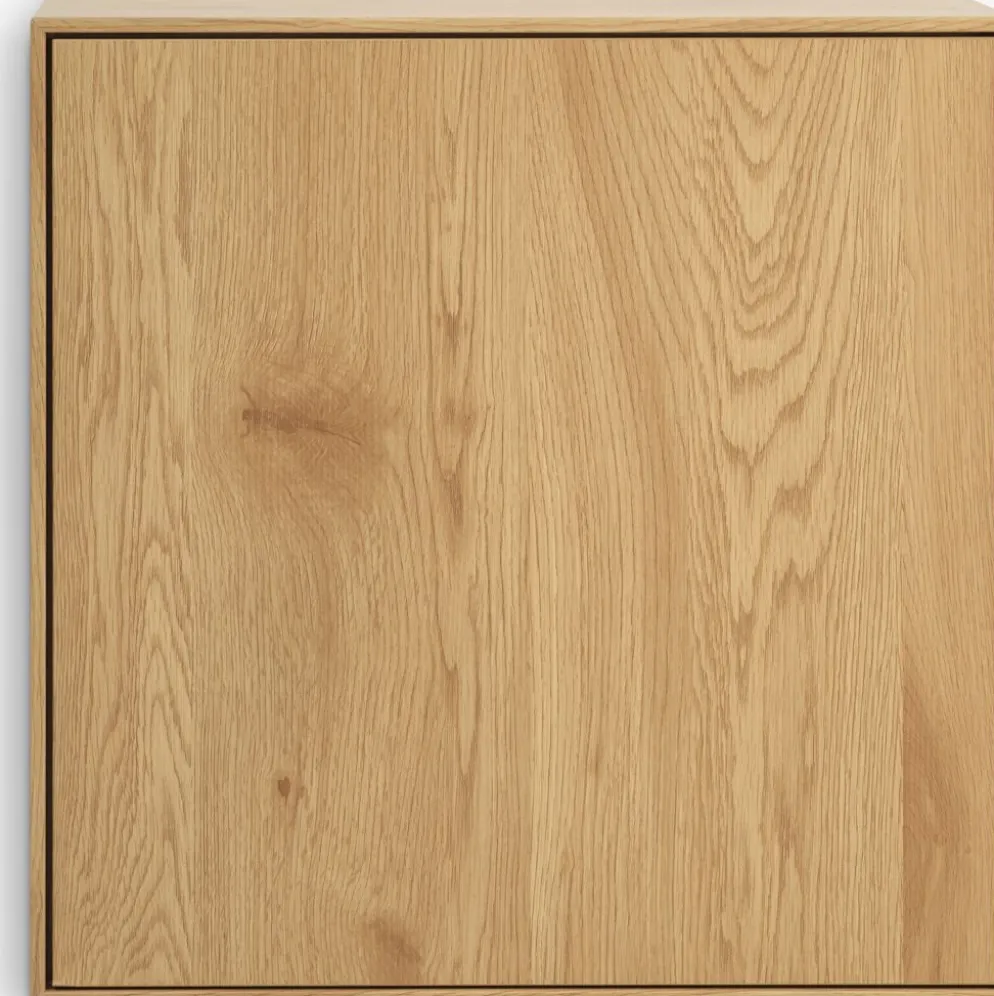 GEDSERMódulo de pared GEDSER armario color roble cálido