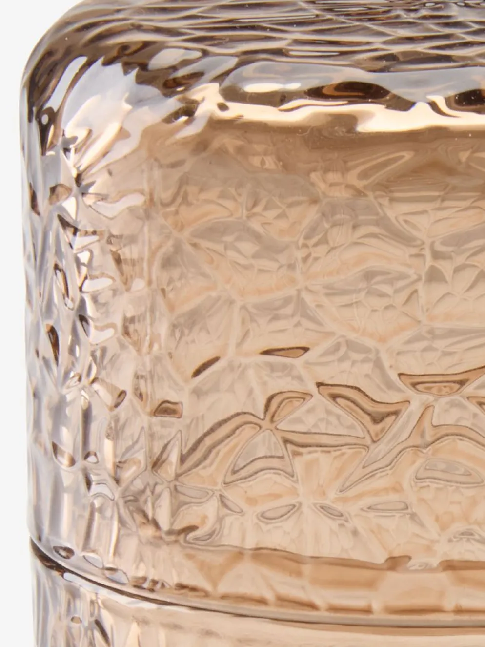 GENEVADBote GENEVAD Ø8xA10cm cristal marrón