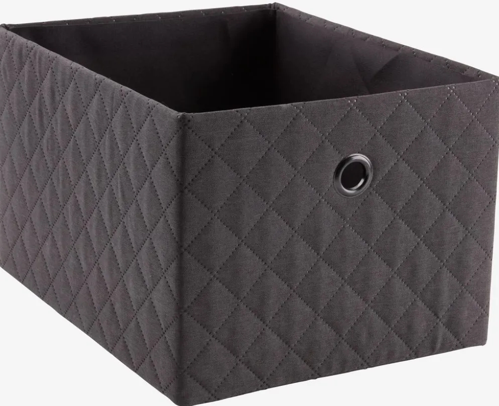 GILLISCesta GILLIS A26xL32xA20cm gris oscuro