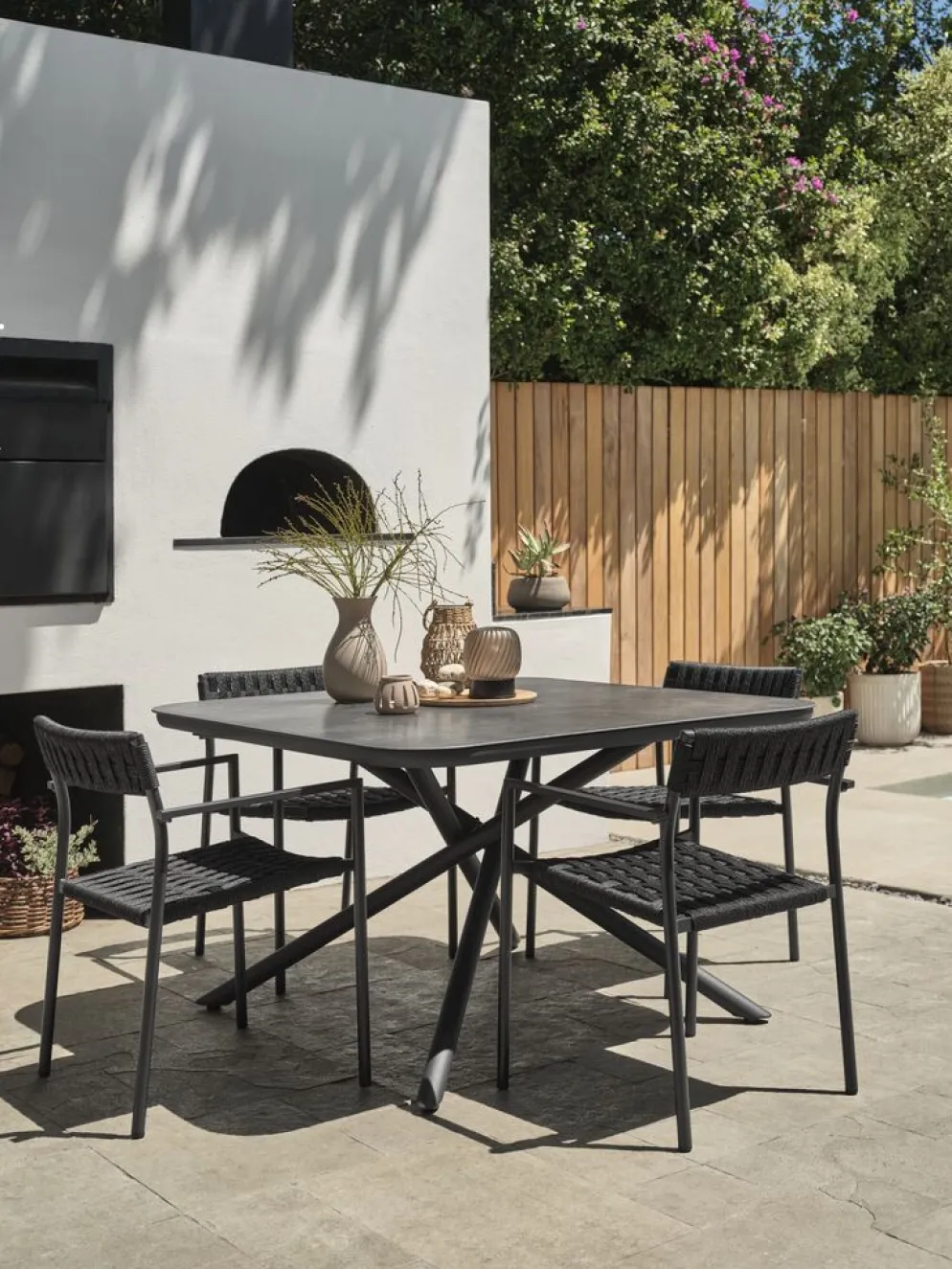 GOTHENBURGMesa de jardín GOTHENBURG A120xL120 gris