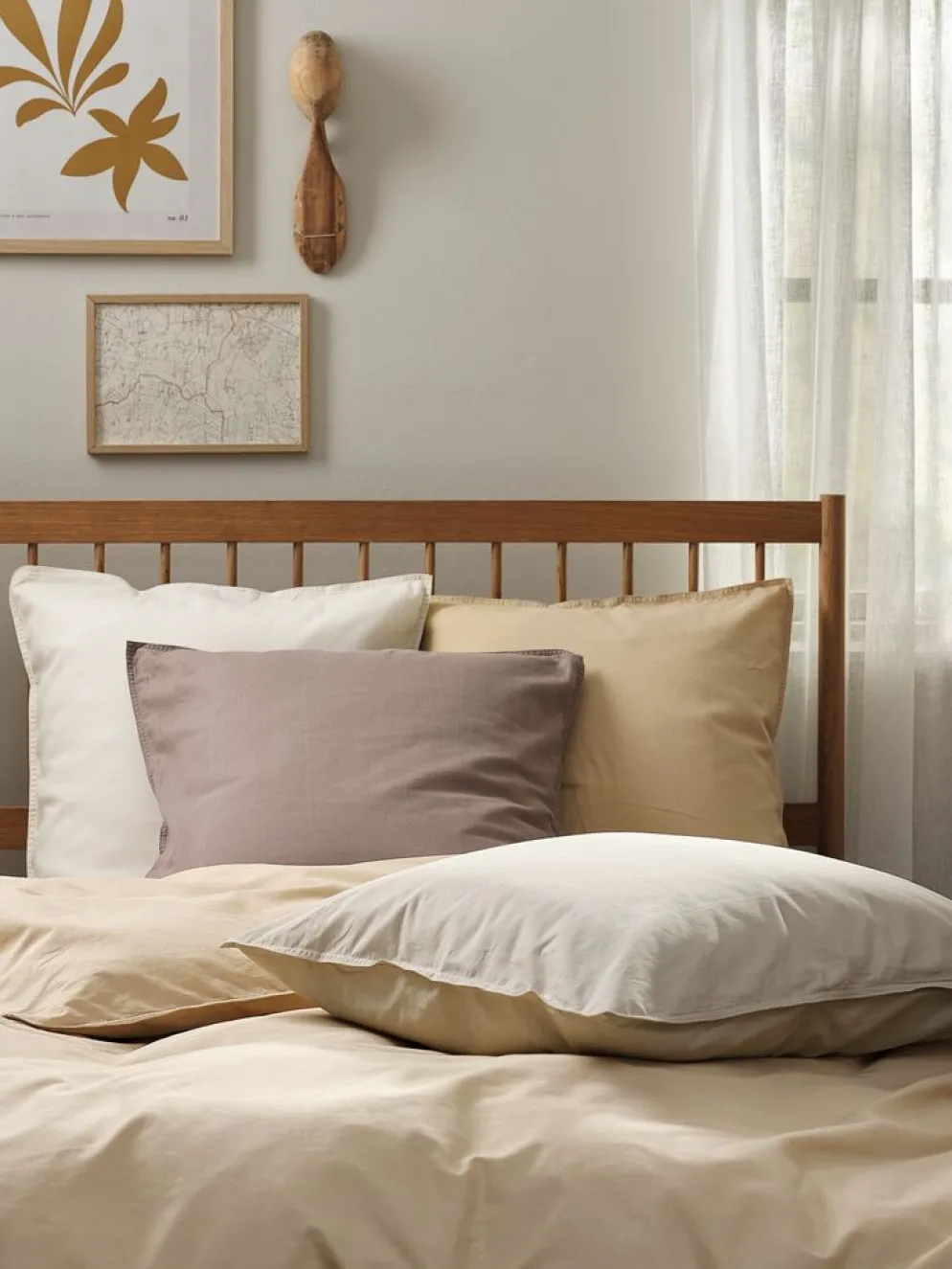 GROGOLDFunda de almohada algodón lavado GRO 50x70/75 natural