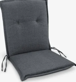 GUDHJEMCojín de jardín silla respaldo bajo GUDHJEM gris oscuro