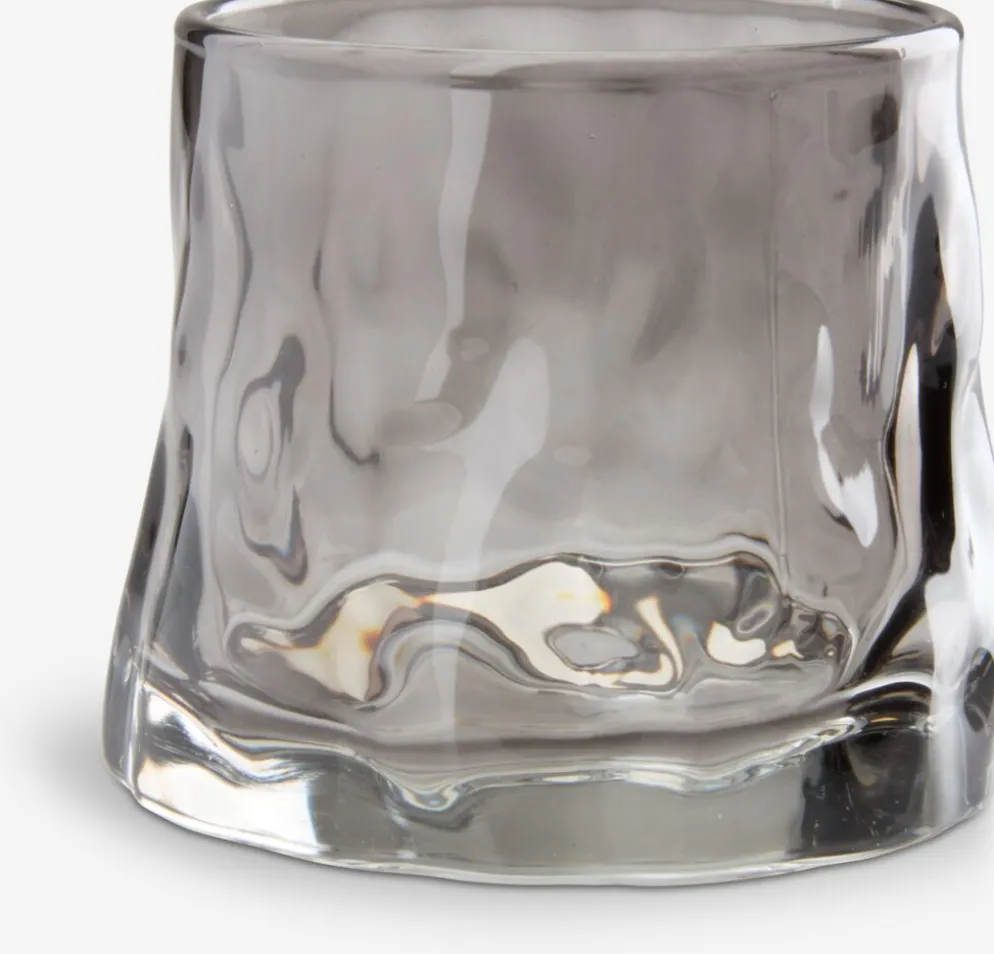 GUDMANPortavelas de velas pequeñas GUDMAN Ø8xA7cm gris