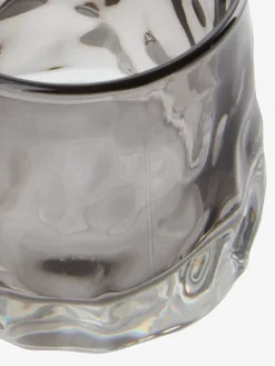 GUDMANPortavelas de velas pequeñas GUDMAN Ø8xA7cm gris
