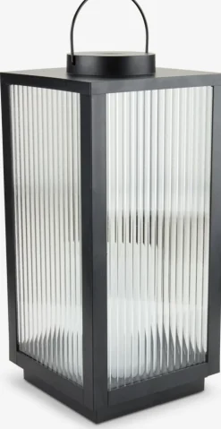GULDSMEDFarol ULDSMED A22xL22xA48cm con LED negro