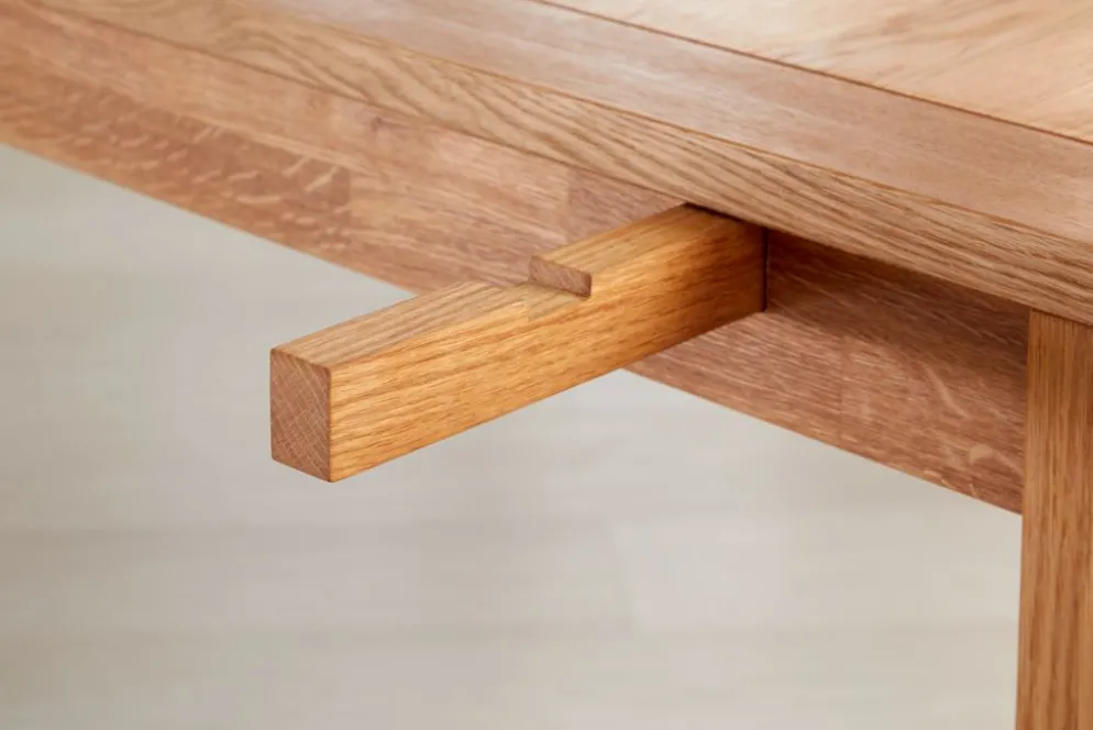 HAGEMesa de comedor HAGE 90x190 roble natural